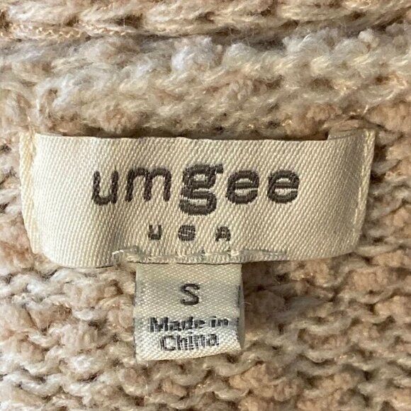 Umgee Open Front Cardigan Oversized Granny Boho Grandma Chic Cozy School S - Picture 8 of 9